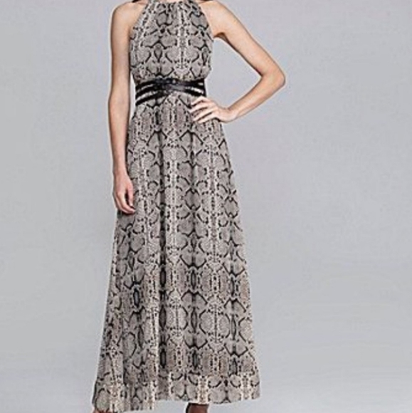 Jessica Simpson Black and Gray Maxi Dress - Picture 1 of 5